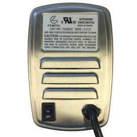 MHP Parts Heavy Duty Stainless Steel Gas Grill Electric Rotisserie Motor RO-6