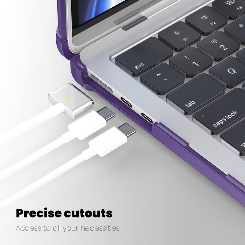 MEEgoodo Case for MacBook Air 13 inch 2021 2020 2019