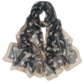 FAIRYGATE Halstücher für Damen Chiffon Schal Seidentuch Scarf Seidenschals Shawl Satin Silk Cloth Abendkleid Festlich Hochzeit Braut Seidenschal 64011