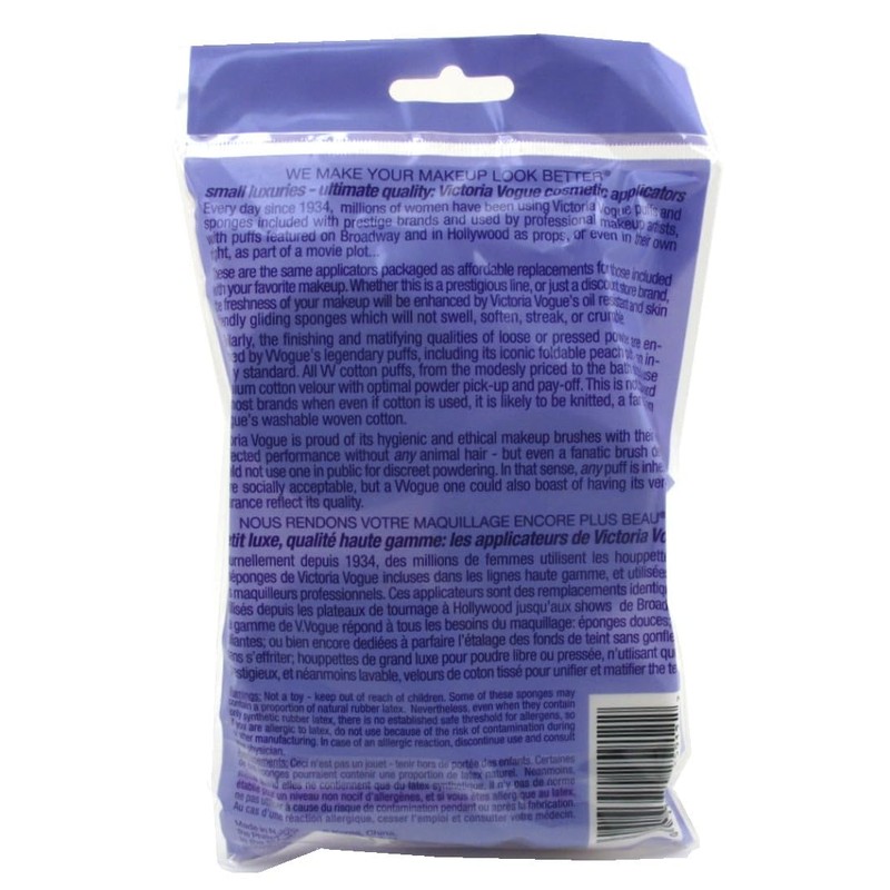 Victoria Vogue Cosmetic Rounds Latex, Regular Size, 12 Ea, 12count