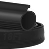 ToLanbbt 18FT Garage Door Seals Bottom Rubber 0.19" P Bulb