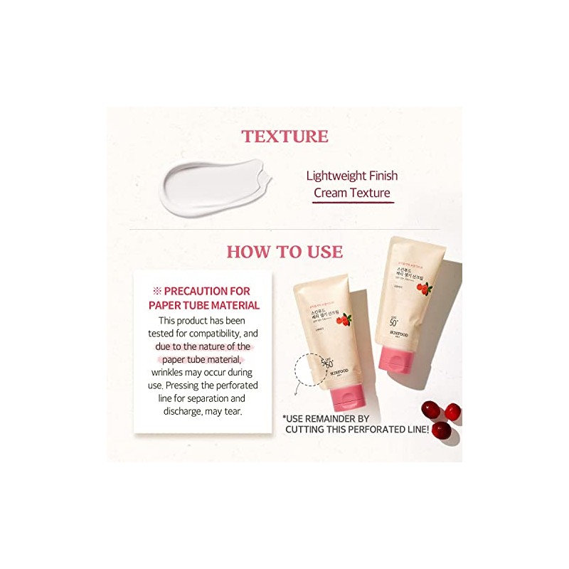 Protector Solar en Crema Berry Glowing Sun Cream SPF50+ PA++++