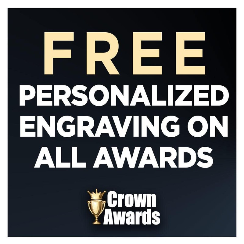 Crown Awards 2.5" Silver Universal Star Engraving Medal Award with
