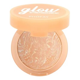 Phofay Base De Maquillaje En Polvo Compacto Fijador Mate 16h