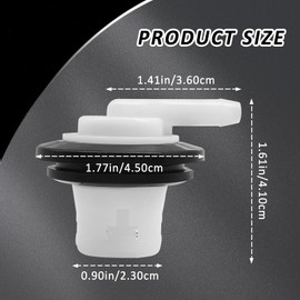 2pcs Fuel Tank Vent Valve And Grommet Kit, Gas Tank Vent Rollover Valve Compatible With 84-96 Jeep Wrangler, 93-96 Grand Cherokee, 86-92 Comanche, Replaces 5360058 911060