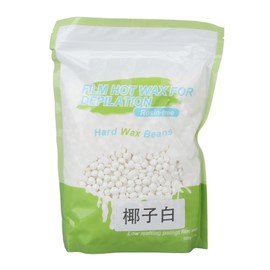 17.6oz Wax Beads Matte Texture Strong Viscosity Hard Pearl Bean Low Temperature Waxing for Women Men Female Male Coconut White