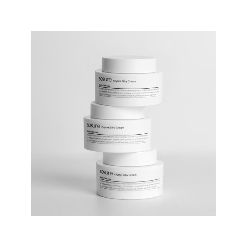 쏘슈어피부미백수분보습쿨링진정실키크림 So Sure Skin Brightening Moisturizing Cooling Calming Silky Cream