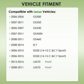 PUAMRPTS Brushless AC Heater Blower Motor - Compatible with Lexus Vehicles - GS350/GS450h 2007-2011, is F 2008-2014, ES350, IS250, IS350-700299, Front