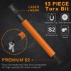 Torx Bit Set with Bit Driver Hakkin 14Pcs Tamper Proof