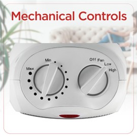 BLACK+DECKER Portable Space Heater, 1500W Small Space Heater with Overheat Protection for Indoor Use