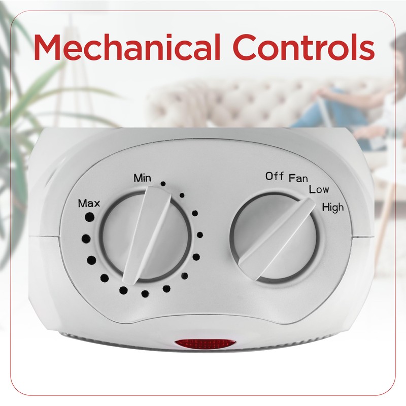 BLACK+DECKER Portable Space Heater, 1500W Small Space Heater with Overheat