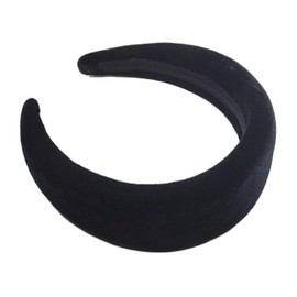 RAILONCH Women's Headband Fashion Wide Side Flannel Thick Sponge Hair Band Hair Accessories - 15cm