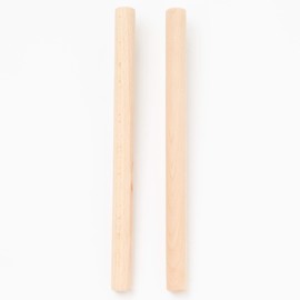 Endo Products Industrial Dumplings Rolling Pin (2) Wood, Made in Japan AGY26 