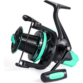 Sougayilang Spinning Reels 10000 Series Surf Fishing Reels,10+1 Stainless BB Ultra Smooth Powerful with CNC Aluminum Spool Fishing Reels for Saltwater Freshwater