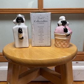 Scott’s Collectables Scott's Collectables Cow Milk And Ice Cream Salt and Pepper Shaker Set