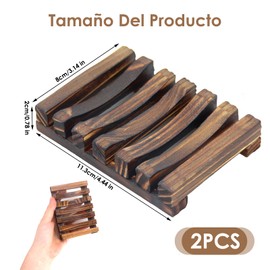 Owlbud 2 Soportes para Jabon Jaboneras de Baño Antideslizantes Accesorios de Baño para una Organización y Secado Eficiente del Jabón Soporte de Silicona para Jabón en el Lavabo Bañera y Ducha