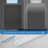 MANSNIX Smart Motorized Blinds with Remo324242 Blackout Electric Blind for