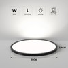 OTREN LED Ceiling Light Flat: Round 4000 K Bathroom for
