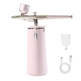 Microtree Nano Facial Sprayer High Pressure, Oxygen Facial Machine 0.3mm Nozzle Fine Mister Portable Facial Steamer Mist for Face Hydrating Skin Care Routine SPA at Home