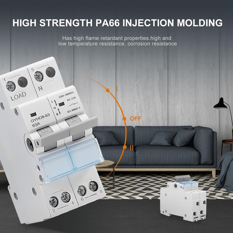 Manual Transfer Switch 63A 2P + 2P MTS AC Automatic