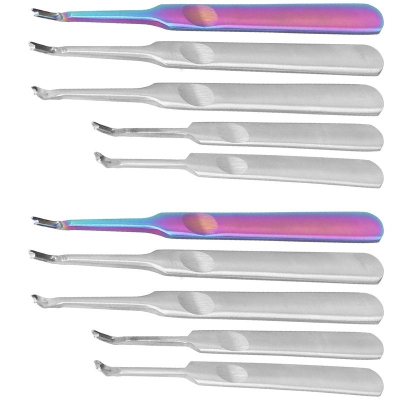 Leather Edge Skiving Tool Stainless Steel Stitching Groover DIY Craft