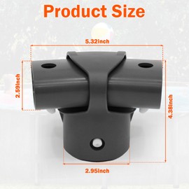 12427 T-Joint Leg & Beam Joint for 15ft 16ft 18ft 20ft 24ft Above Round Ultra Frame Pool, 12427A Compatible with Intex Pool Replacement Parts