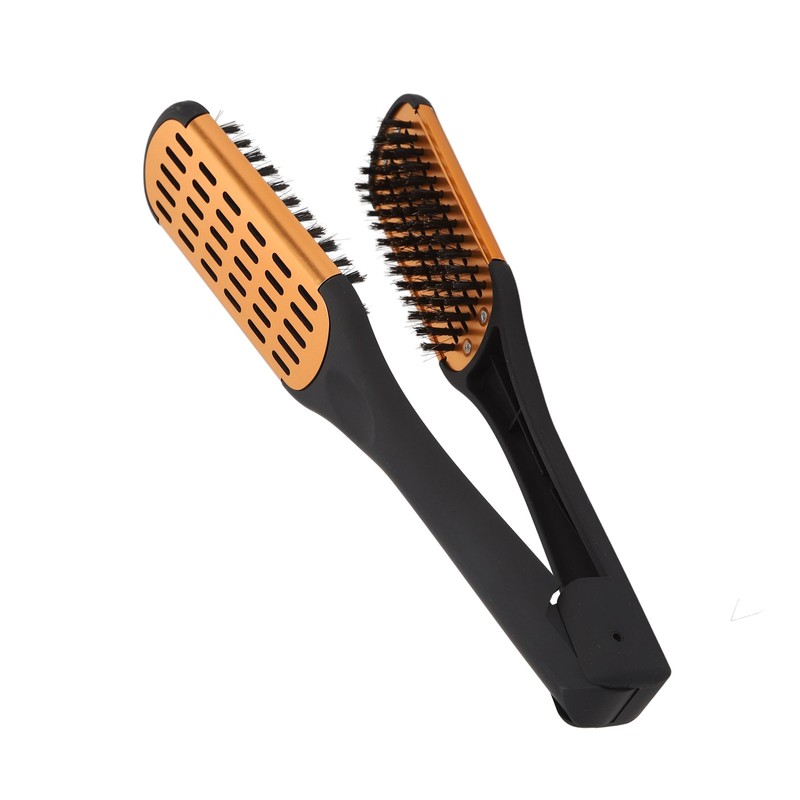 Clamp Hair Brush Spring Elasticity Softness Beard Breathability Double Sided