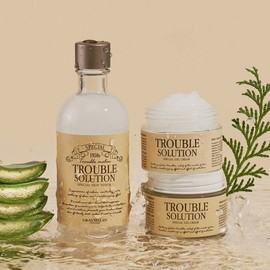 GreyMellin 트러블 솔루션 스페셜 2종세트 (토너 130ml+젤크림 50g) Trouble Solution Special 2-Piece Set (Toner 130ml + Gel Cream 50g)