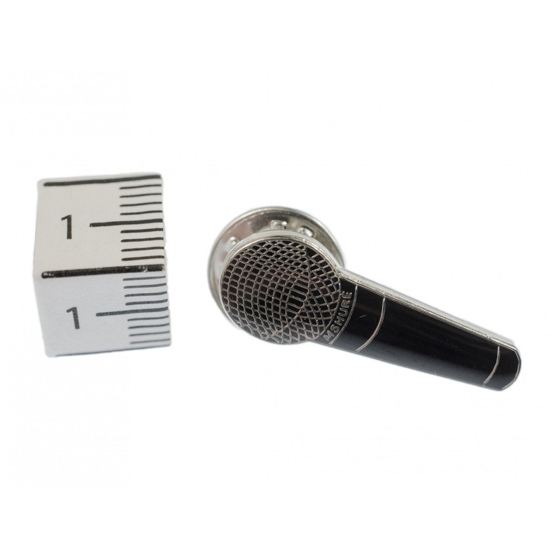 Miniblings Microphone Brooch Pin Badge Music Hip-Hop Rap MC Micro