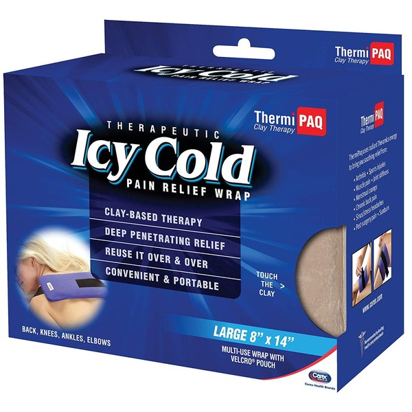 ThermiPaq Therapeutic Icy Cold Pain Relief Wrap Large - 1 each, Pack of 2