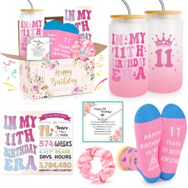 Frerdui 11 Year Old Girl Birthday Gifts, Gifts for 11 Year Old Girls, Best Cool 11th Birthday Gift Ideas for Daughter Sister Granddaughter, 11th Birthday Decorations Presents for 11 Yr Old Girl