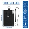 Small Neck Wallet, Water Resistant Lightweight Badge Holder with ID