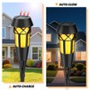 Evelynsun Flickering Flames Torch Light Solar Garden Lights Waterproof Landscape