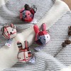 BON TON TOYS BTT-023RD Miffy Check Bag Charm Keychain Red