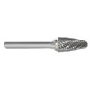 Carbide Bur, Tree, 1/4 in, 1/4 Shank