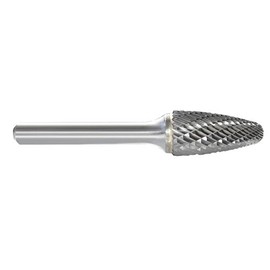 Carbide Bur, Tree, 1/4 in, 1/4 Shank