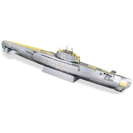 Piececool 3D Metal Puzzles for Adults, Military Submarine Metal Model Building Kits for Stress Relax, Great Christmas Birthday Gifts