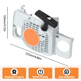 EATAKWARD 1130 080 2100 Recoil Starter Assembly Pull Start Assembly, Replacement for Stihl 017 018 MS170 MS180 MS180C Chainsaws, Replaces 1130 080 2100