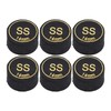 6pcs Pool Cue Tips Professional Multi Layers Billiard Pool Cue