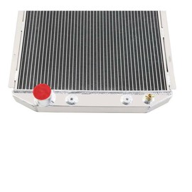 3 Row Aluminum Radiator Compatible for 1965 1966 Ford Mustang/Comet/Falcon 302 351 390 428 429 V8 Swap Engine