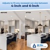 OHLECTRIC Recessed Can Light Conversion Kit to Pendant Lights –