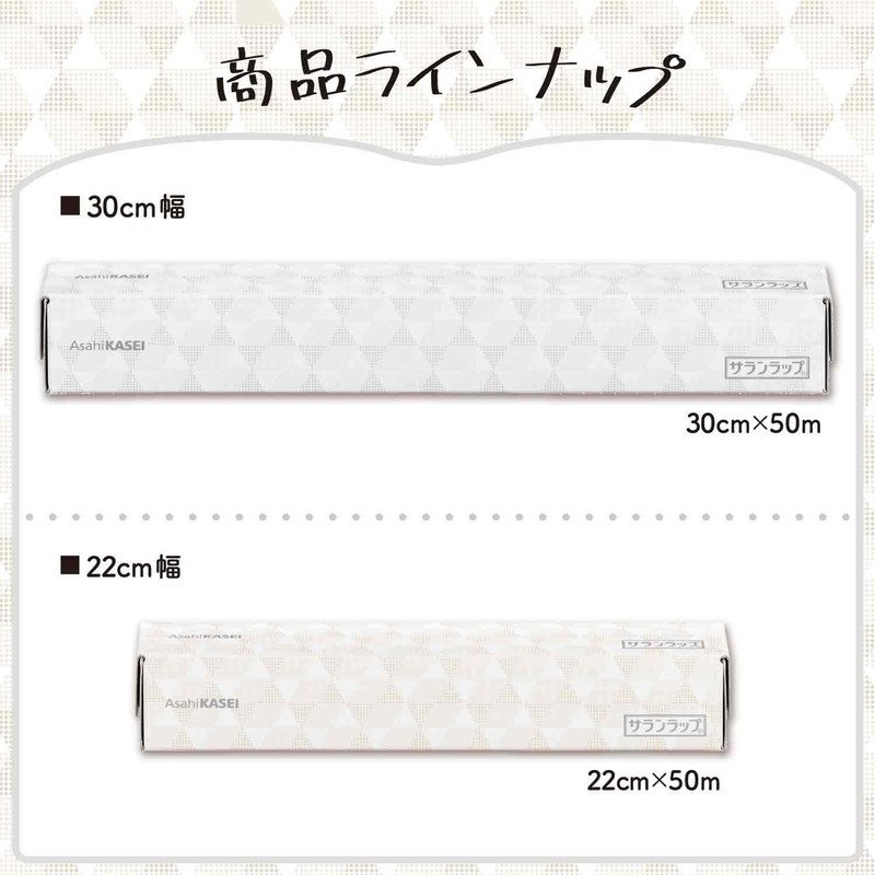 [Limited Design] [Set of Different Sizes] Saran Wrap 11.8 x