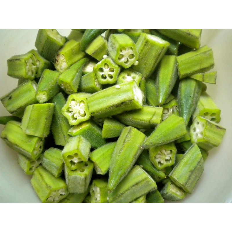 Okra Seeds for Coffee Lady's Finger Bamia Vegetable for Planting