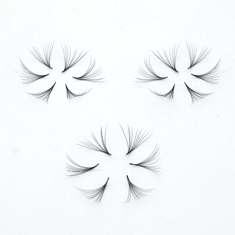 GorgeousLash 1000 Premade Lash Fans. 10D, 8D, 7D, 6D, 5D,
