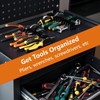 24 pcs Magnetic Plier Organizer Set for Toolbox & drawer