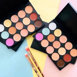 Paleta Correctores Universo en Linea 15 Tonos Crema Larga Duracin                                                                                     