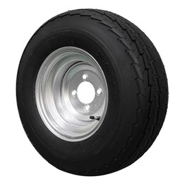 Antego Tire & Wheel (Single) 205/65-10 20.5x8.0-10 10 Ply Load Range E Super Durable Trailer Tire Wheel Assembly - 4 Lug Galvanized Rims