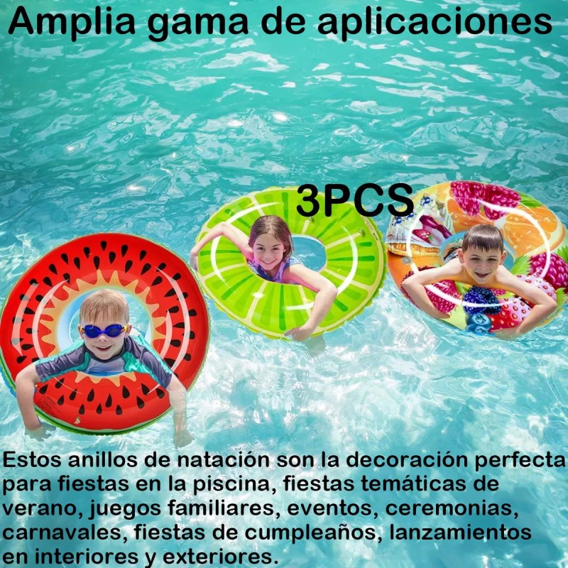 Generic 3pzs Salvavidas Inflables Para Alberca Para Playa Niños 70cm