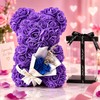 Rose Teddy Bear for Romantic Gifts – Artificial Rose Bouquet