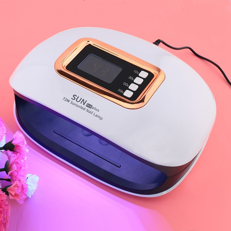 72W Powerful UV LED Nail Lamp for Curing Nail Gels